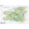 Image 1 : VINTAGE JADE WILD HORSES FIGURINE - 6"L X 4"H.