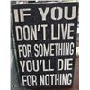 Image 1 : FAUX BARNWOOD WALL HANGING 12 X 18, "IF YOU DONT