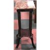Image 1 : ROSEWOOD 2-SHELF PEDESTAL W/MARBLE TOP