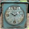 Image 1 : COUNTRY CHIC CLOCK, FOLDS UP LIKE OLD STYLE ALARM