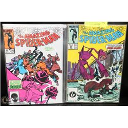 THE AMAZING SPIDERMAN 60CENT AND 75CENT COMICBOOKS