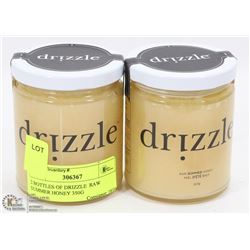 2 BOTTLES OF DRIZZLE  RAW SUMMER HONEY 350G