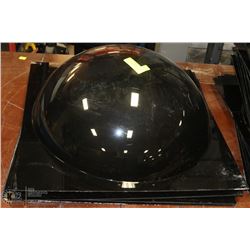 LOT OF 5 -24" DARK DOMES FOR FLOWER POTS,