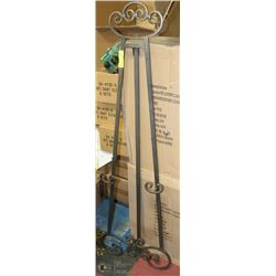 ORNATE WROUGHT IRON EASLE