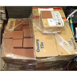 PALLET #4) LOT OF COMMERCIAL  QUARRY TILE (USA)