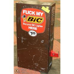 1970'S 24" X 12" METAL BIC PEN DISPENSER