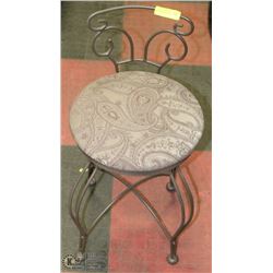 METAL VANITY CHAIR