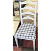 Image 1 : 6 FRENCH WHITE DINING CHAIRS-STORE RETURN AS IS