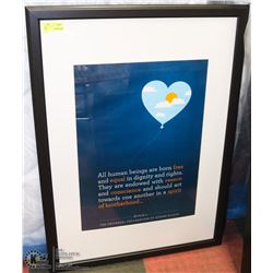 FRAMED INSPIRATIONAL PICTURE