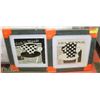 Image 1 : PAIR OF COFFEE STYLED FRAMED PICTURES, 18 X 18