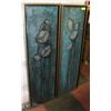 Image 1 : PAIR OF SHOWHOME ART PIECES 16 X 50 EACH