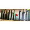 Image 1 : WINE BOTTLE STRETCHED CANVAS WALL HANGING 47 X 16