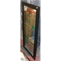 BLACK FRAMED MIRROR