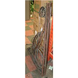 SET OF 3 HEAVY DUTY BRACKETS. 57"X40" EACH