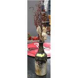 33" RUSTIC DECORATIVE SHOWHOME VASE
