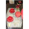 Image 1 : SHOW HOME SERVING TRAY WITH CUPS & ACCESSORIES
