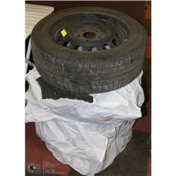 SET OF 4- 205/55 R16 MICHELIN TIRES WITH RIMS