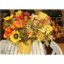 ARTIFICIAL AUTUMN SUNFLOWER ARRANGEMENT IN