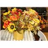 Image 1 : ARTIFICIAL AUTUMN SUNFLOWER ARRANGEMENT IN