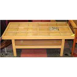 CREATE YOUR OWN GLASSTOP COFFEE TABLE