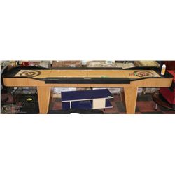 BANK SHUFFELBOARD WITH ALL STONES