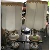 Image 1 : TWO TALL SHOWHOME LAMPS WITH SHADES