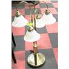Image 1 : BRASS 4 GLOBE TABLE LAMP 36" TALL