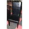 Image 1 : BLACK LEATHERETTE SIDECHAIR