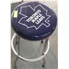 Image 1 : TORONTO MAPLE LEAFS CHROME & VINYL STOOL