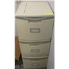 Image 1 : LOT OF 3 STACKABLE FILE BINS, COMES WITH SOME