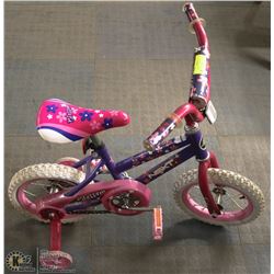 GIRL'S PINK  'NEXT' 'BLOSSOM' BICYCLE W/TRAINING
