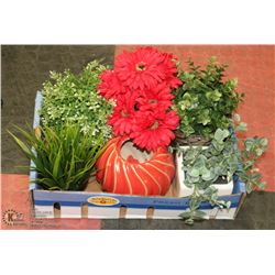 FLAT OF SHOWHOME ARTIFICIAL PLANTS