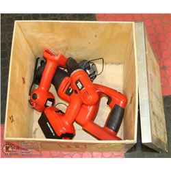 BLACK AND DECKER 18V RECIPROCATING SAW, 1/2" DRILL
