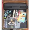 Image 1 : BOX W/OVER 150 CD'S (2 CD STORAGE CASES