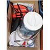 Image 1 : LARGE BOX OF DOG ITEMS INCL DOG LIFE VESTS (UNDER