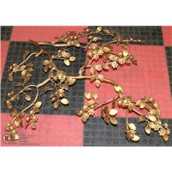 VINTAGE BRASS TONE TREE BRANCH DECOR