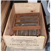 Image 1 : WOOD CRATE WITH METAL FILES