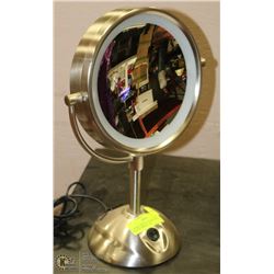 CONAIR LIGHTED DOUBLE SIDED MAKEUP MIRROR, 20X