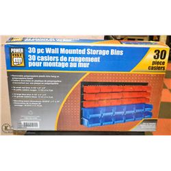 30 PIECE STORAGE BINS - NEW