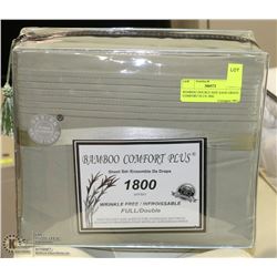 BAMBOO DOUBLE SIZE SAGE GREEN  COMFORT PLUS 1800
