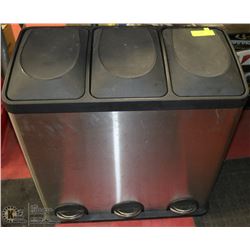 3 BIN GARBAGE BIN.