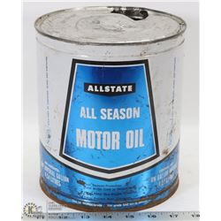 ALL STATE MOTOR OIL TIN