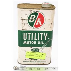 B/A OUTBOARD MOTOR OIL TIN