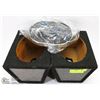 Image 1 : PAIR OF 6 X 9 SPEAKER BOXES WITH NEW FACEPLATES