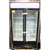 Image 1 : NEW 1000L UPRIGHT HINGED DOUBLE GLASS DOOR COOLER