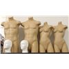 Image 1 : LOT OF MANNEQUINS: 2 MALE & 2 FEMALE HALF BODIES