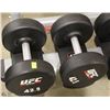 Image 1 : PAIR OF UFC 42.5 LB DUMBBELLS