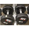 Image 1 : PAIR OF UFC 47.5 LB DUMBBELLS