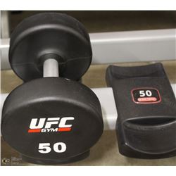 SINGLE UFC 50 LB DUMBBELL