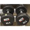 Image 1 : PAIR OF UFC 52.5 LB DUMBBELLS